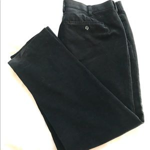 Men corduroy trousers pants black 38W 30L